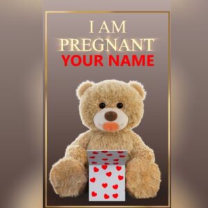 Announce your pregnancy in a warm and unique way with this 3D Teddy Bear animation. Your name will appear alongside the text “I am pregnant”, creating a touching and personal message. Download or share your customized video instantly on social media. Digital product – no physical item will be shipped.