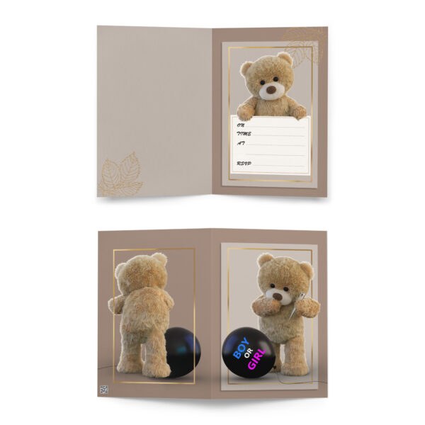 GENDER REVEAL PARTY INVITATION – BOY or GIRL